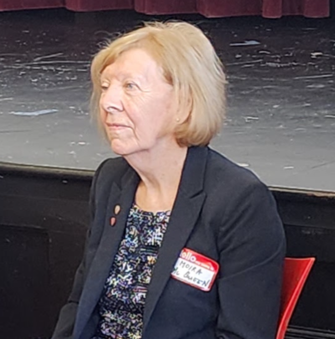 Moira McQueen speaks at a conference on Catholic social teaching in Toronto on May 30, 2026. | Credit: Paul Schratz/Canadian Catholic News