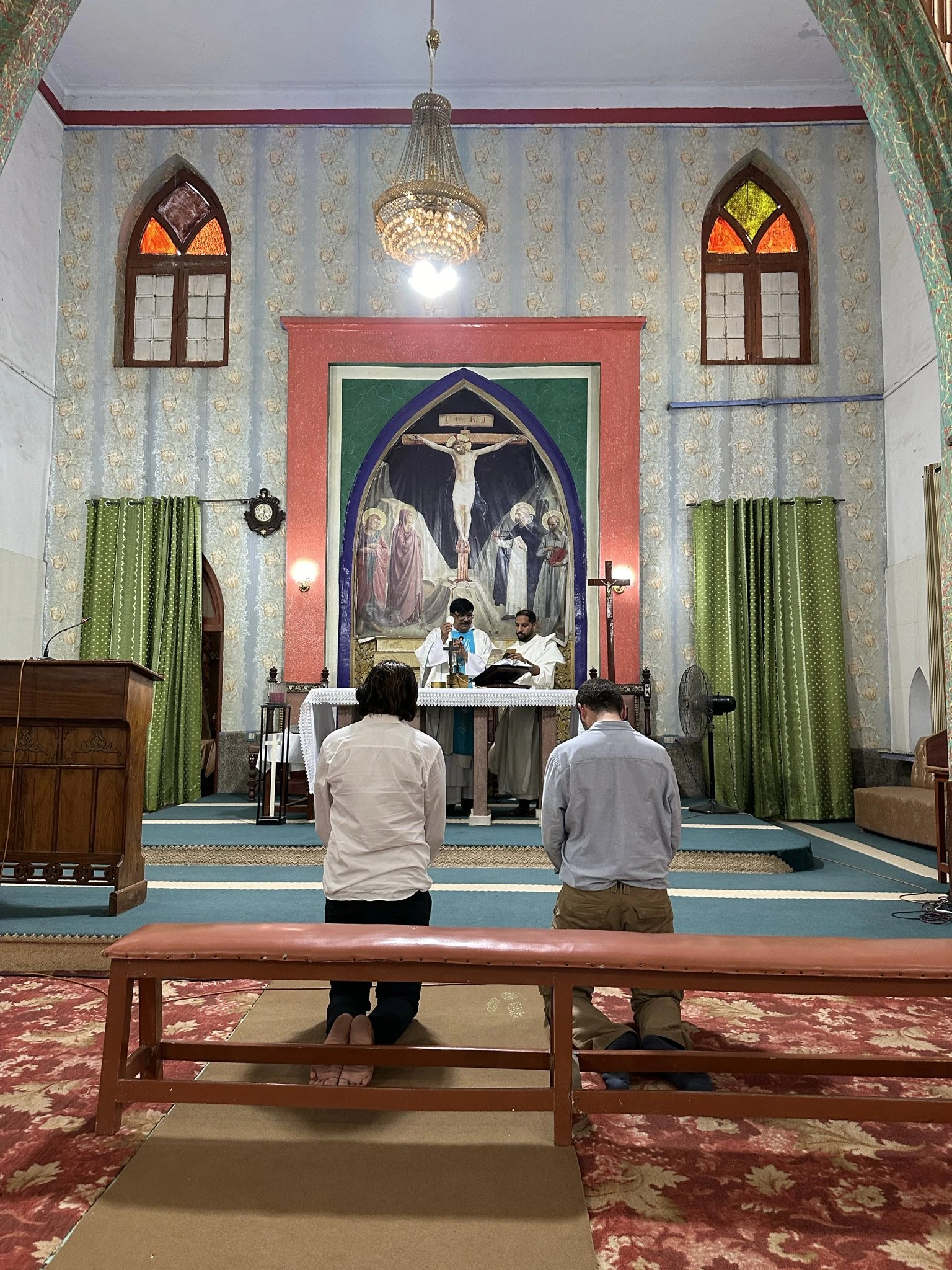 Thanks to the sacrifice and hard work of an Argentine priest and a young layman, three Christian families in Pakistan were recently liberated from bondage. Credit: Photo courtesy of the Order of St. Elijah