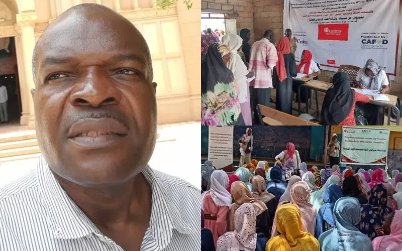 Telley Sadia, CAFOD’s country representative for Sudan. Credit: CAFOD