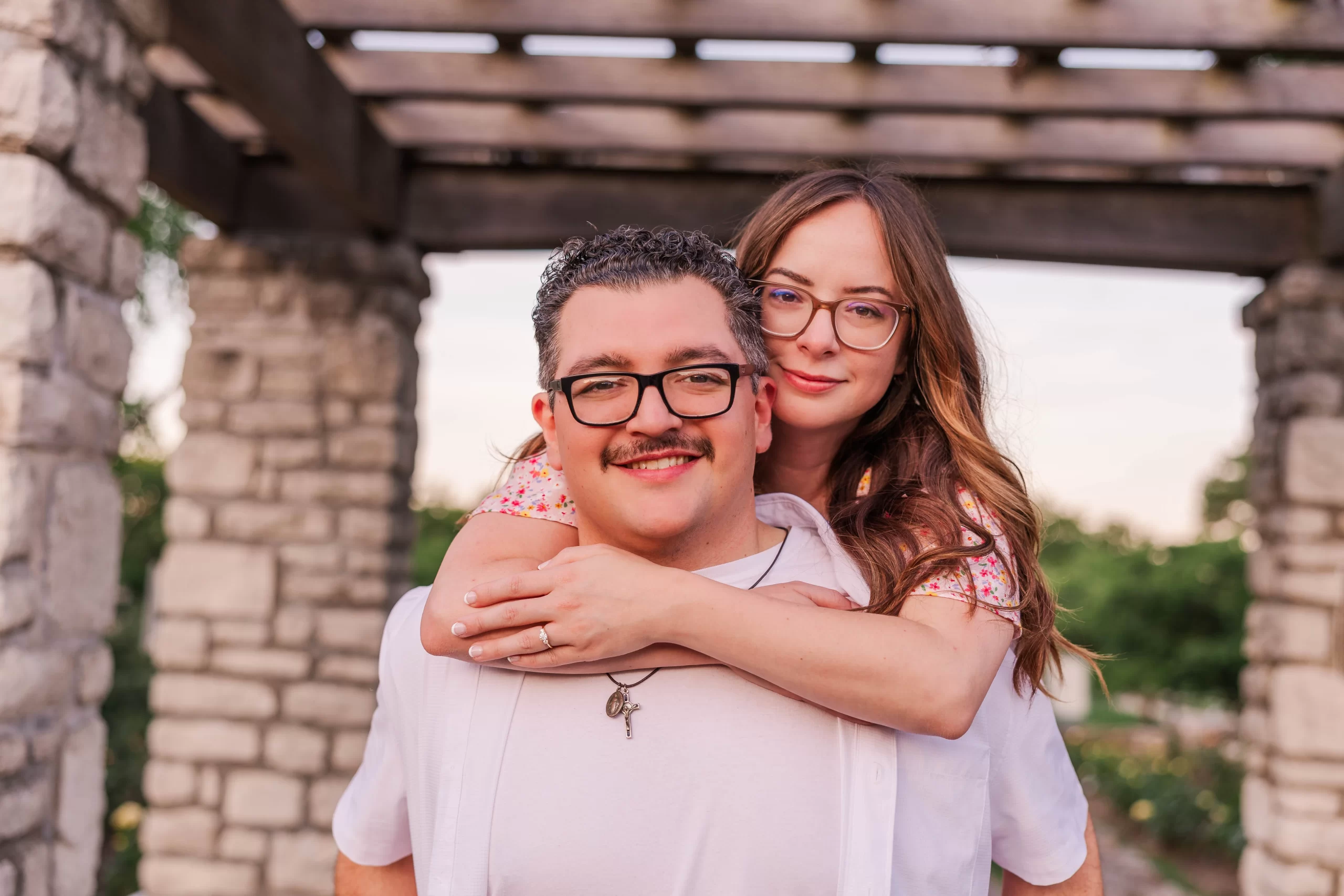 Craig Soto II and Sidney Soto, Life-Giving Wounds alumni, celebrate their engagement April 2024. Credit: Photo ourtesy of Paoletti Photography