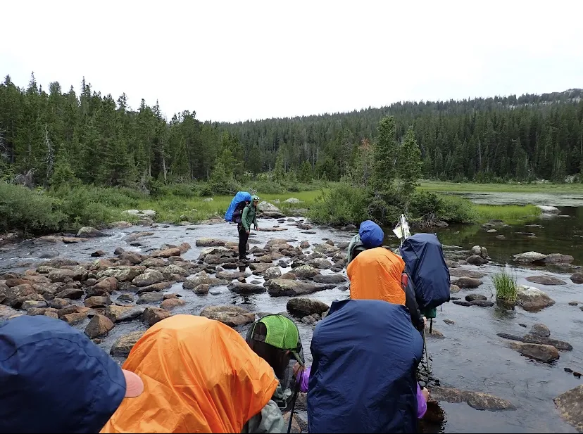 Incoming students at Wyoming Catholic College in Lander, Wyoming, are required to take a three-week wilderness trek that challenges them both body and soul. Credit: Photo courtesy of Aeja DeKuiper