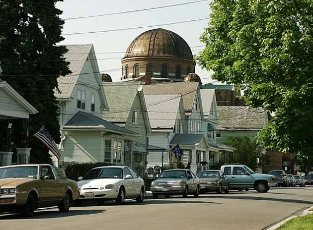 The dome of St. Casimir Church in Buffalo, New York. Credit: Chuck LaChiusa