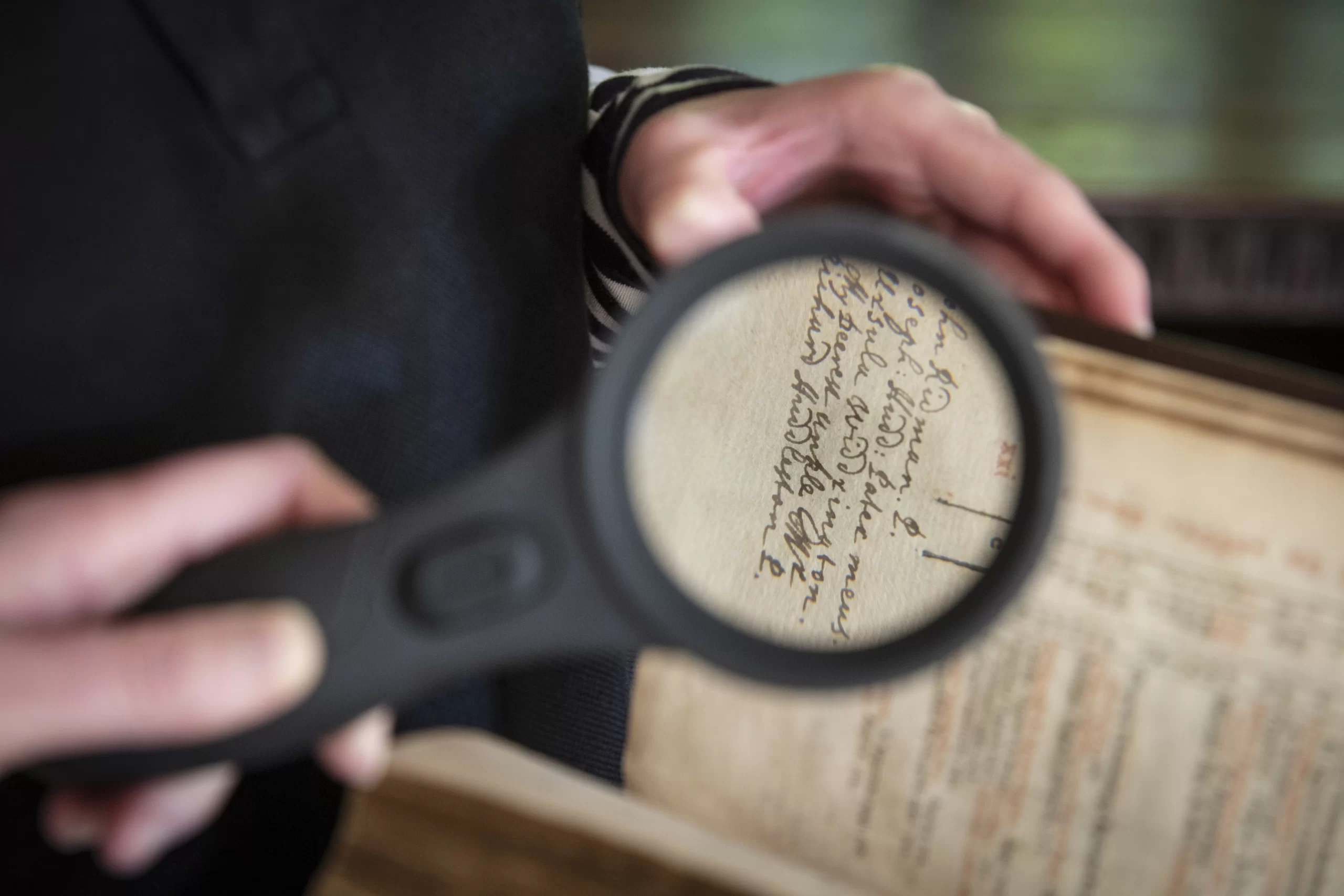 Inscriptions and annotations made by Fr. Huddleston in his Roman Missal. Photo courtesy of National Trust