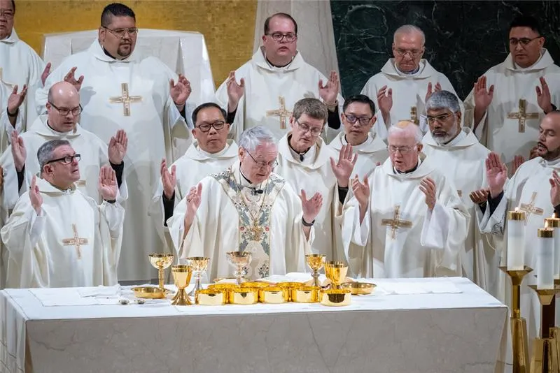 Archbishop George Leo Thomas celebrates Mass for a priesthood ordination in the Archdiocese of Las Vegas. Credit: Archdiocese of Las Vegas