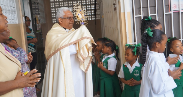 Eucharistic Adoration and Benediction at St Gabrel's Girls Catholic School