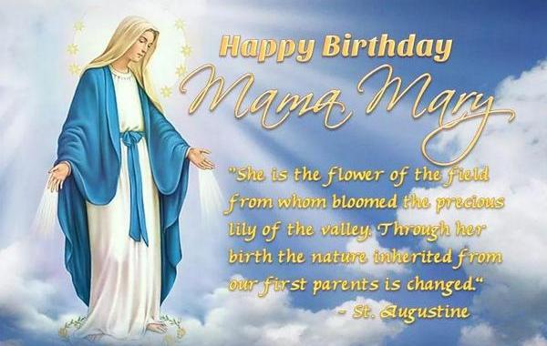 Happy Birthday Mother Mary