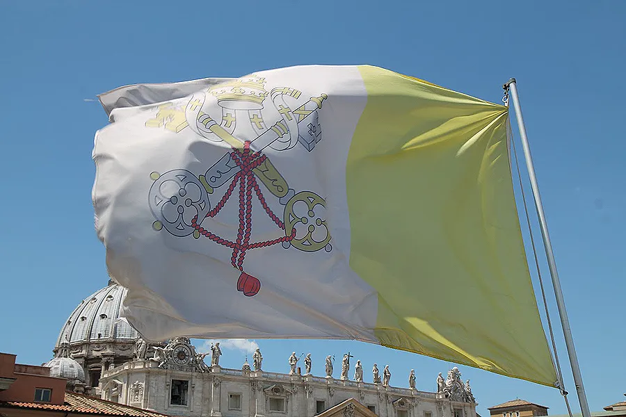 The Vatican flag.  Bohumil Petrik/CNA