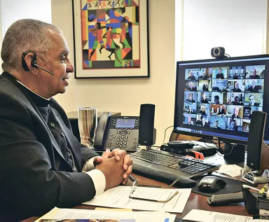 Bishop Fernand (Ferd) Joseph Cheri III, OFM. Credit: Clarion Herald