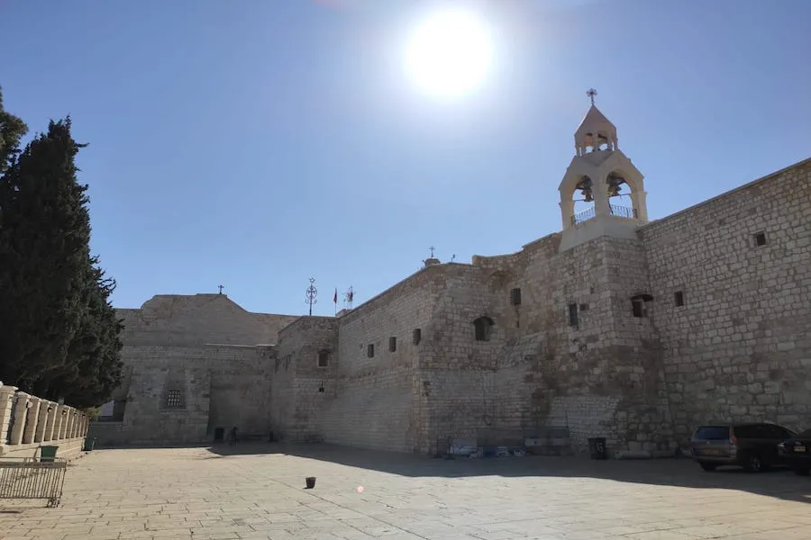 A courtyard at the Church of the Nativity in Bethlehem.  Filippo de Grazia/CNA