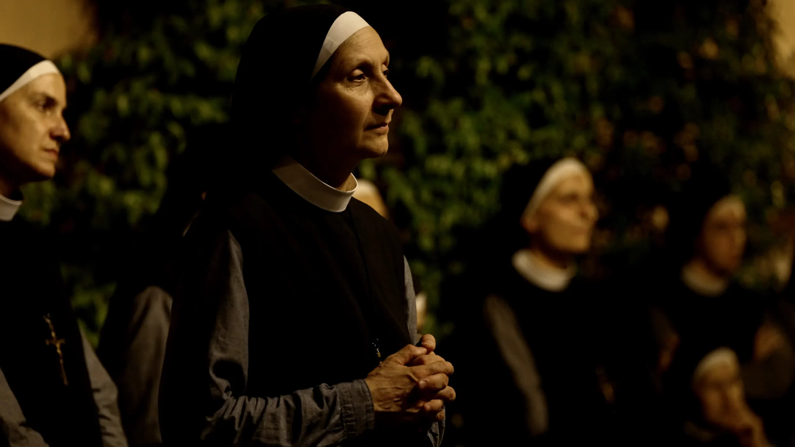 Religious sisters participating in a candlelight procession on July 14, 2023, in Bagnoregio, Italy, in honor of the town's patron saint and native son, St. Bonaventure. Patrick Leonard/CNA