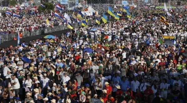 Young people of the Neocatechumenal Way at Tor Vergata in Rome on Aug. 4, 2025. Credit: Vatican Media