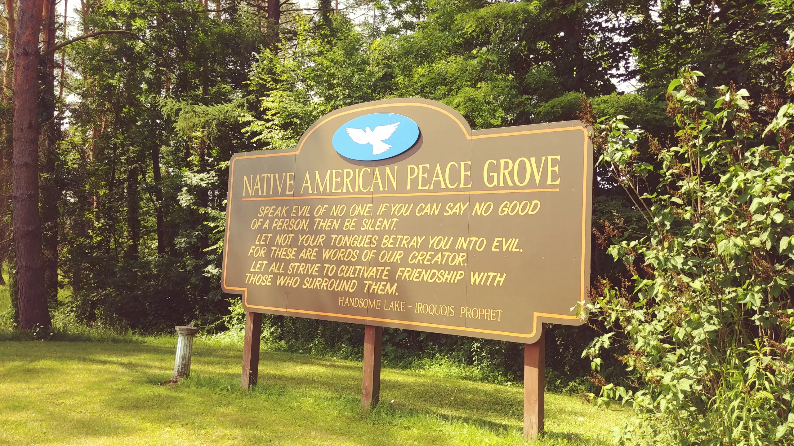 Peace Grove at Saint Kateri Tekakwitha Shrine and Historic Site in Fonda, New York. Credit: Photo courtesy of Saint Kateri Tekakwitha Shrine and Historic Site