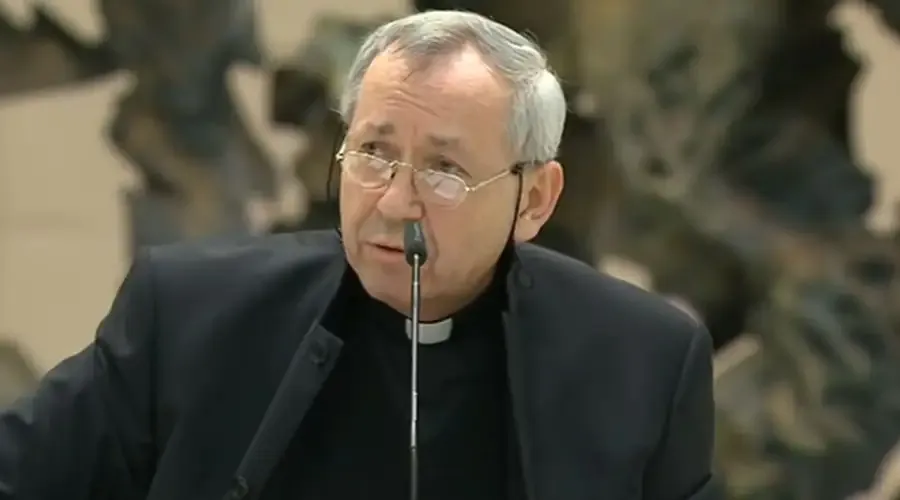 Father Marko Rupnik. Credit: Screen shot/ACI Prensa