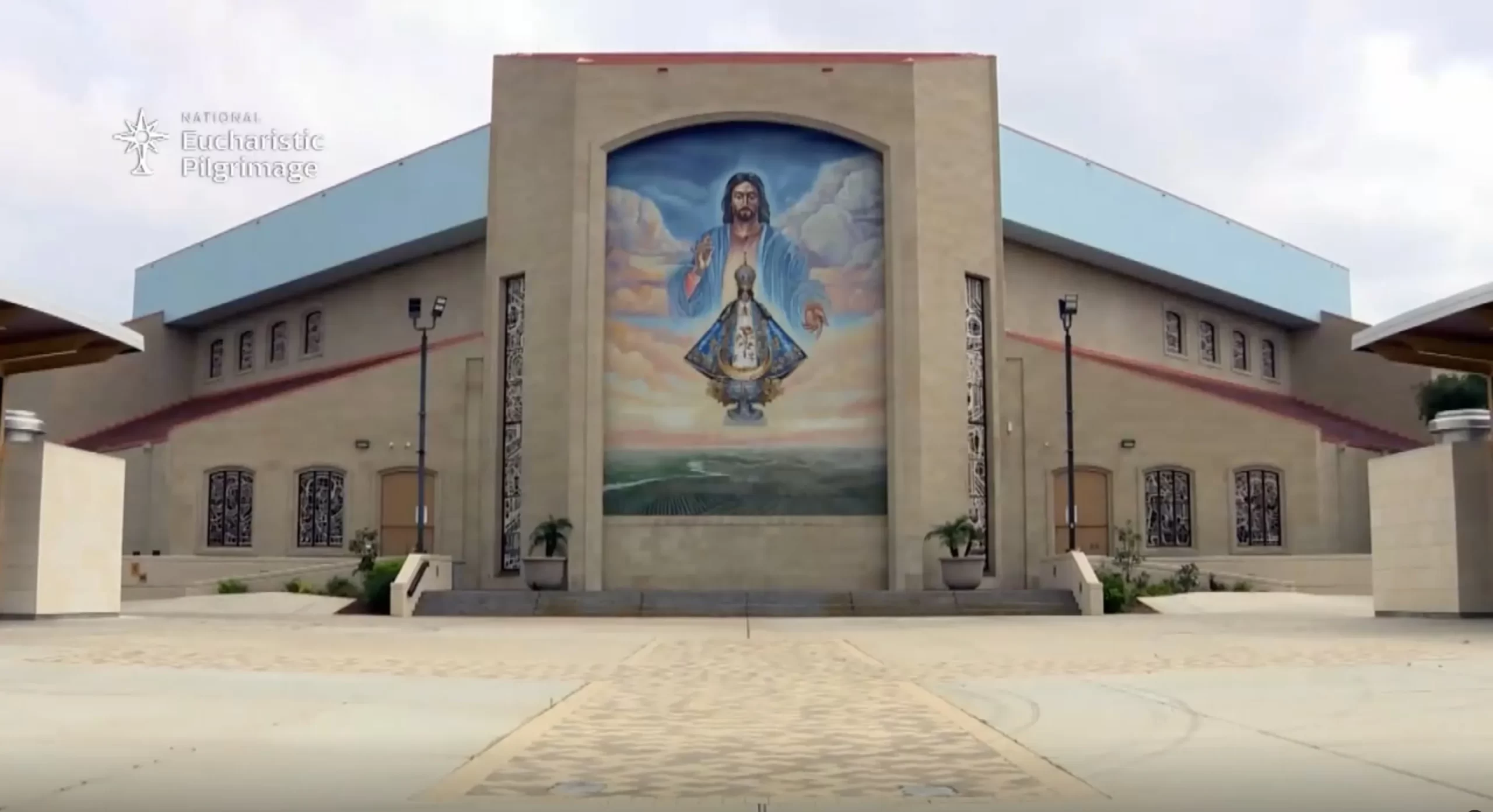 The St. Juan Diego route stops at the Basilica of the National Shrine of Our Lady of San Juan del Valle,  a minor basilica and national shrine in the Diocese of Brownsville. Credit: Screenshot from EWTN News In Depth