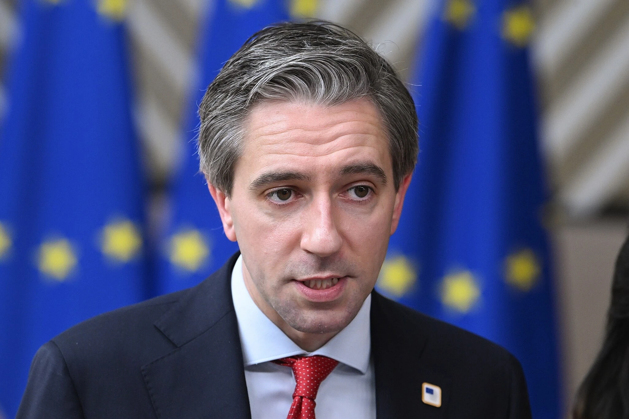 Irish deputy prime minister Simon Harris demanded the release of all those kidnapped. Credit: European Union, 1998 – 2025, Attribution, via Wikimedia Commons