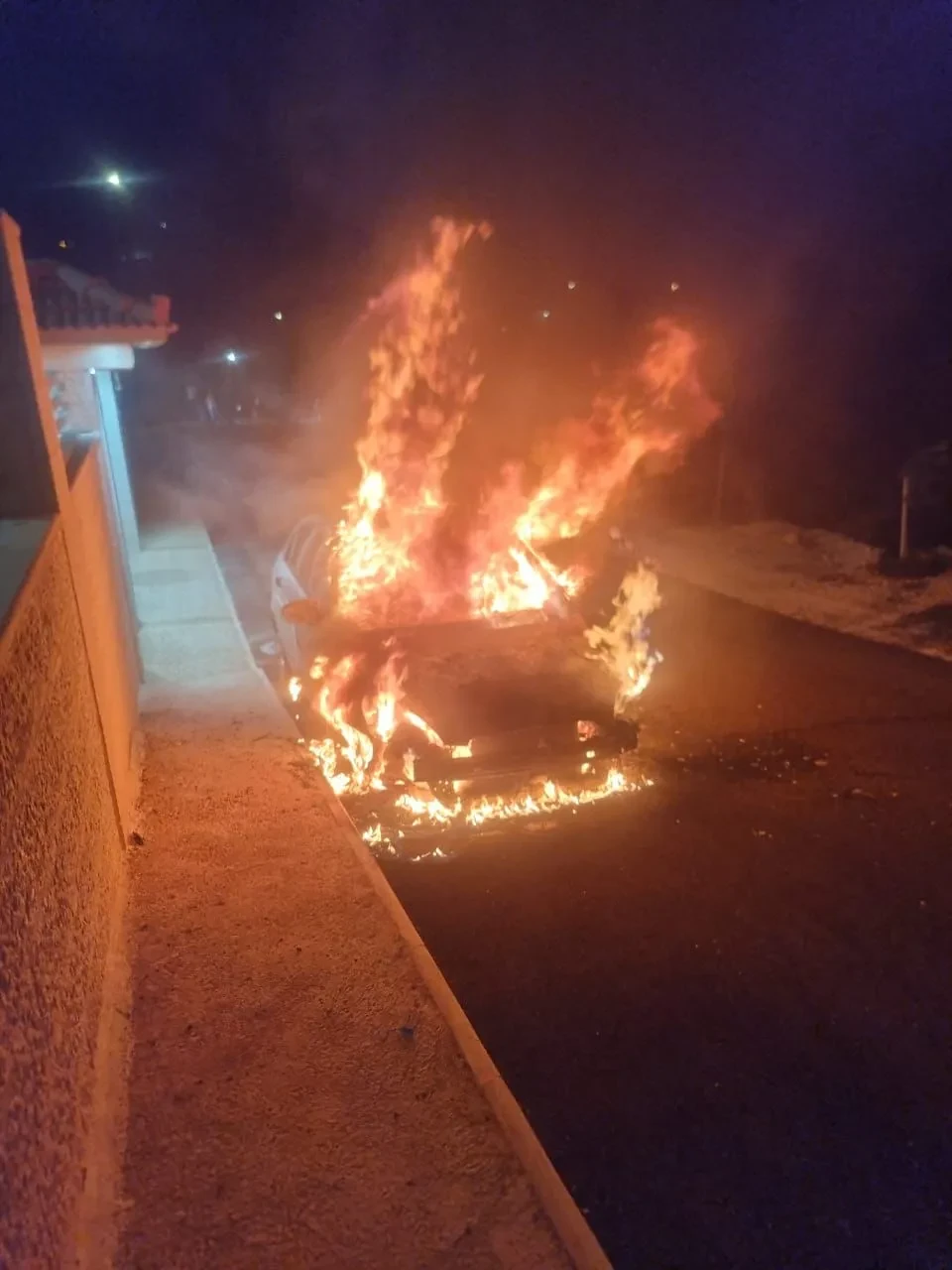 Israeli settlers attacked the Christian town of Taybeh, east of Ramallah, early Monday, July 28, 2025, in what has become part of a rising wave of violence sweeping through the West Bank. Credit: Photo courtesy of Ministry of Foreign Affairs and Expatriates