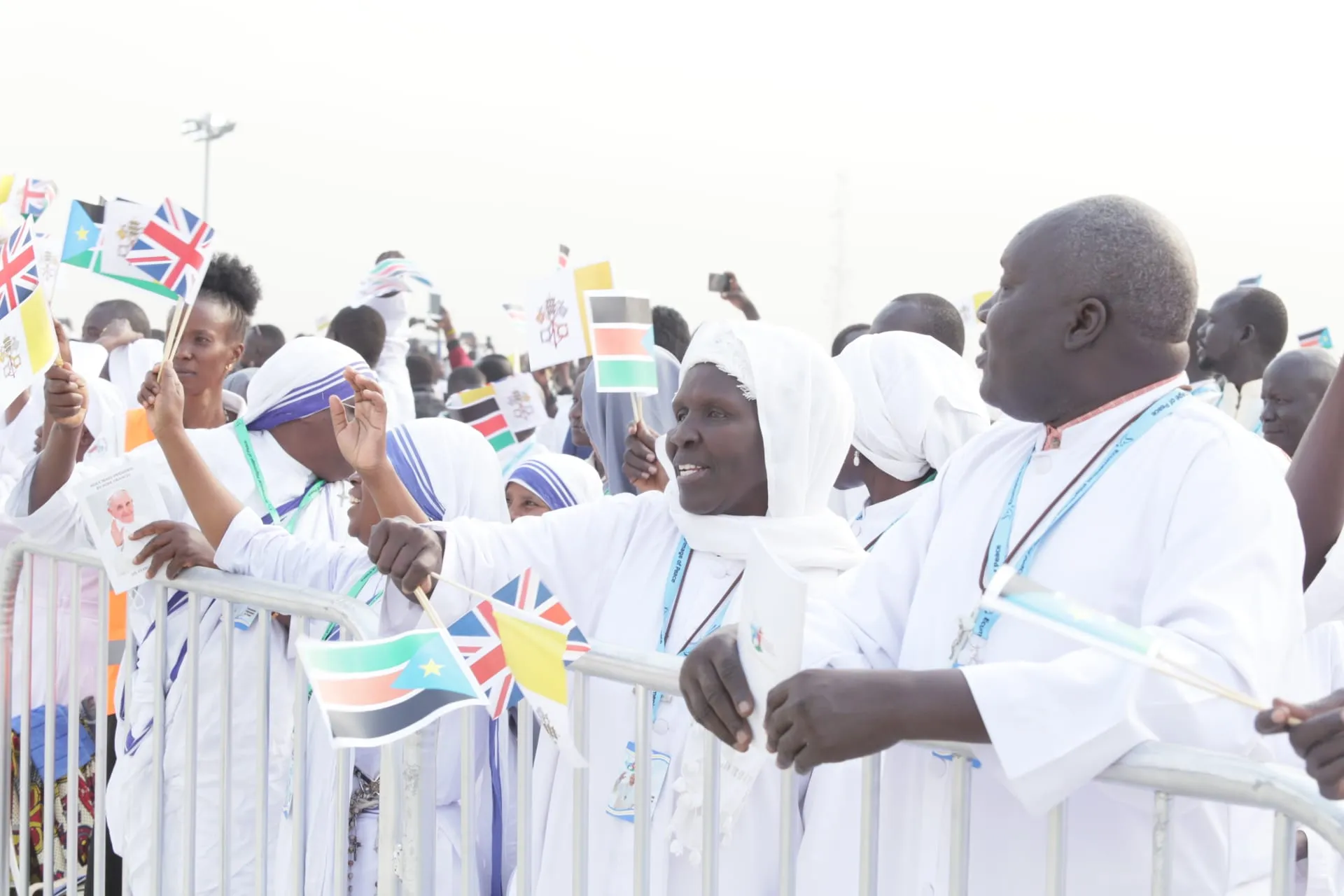 People attending Pope Francis' Mass in Juba on Feb. 5, 2023. Elias Turk/EWTN