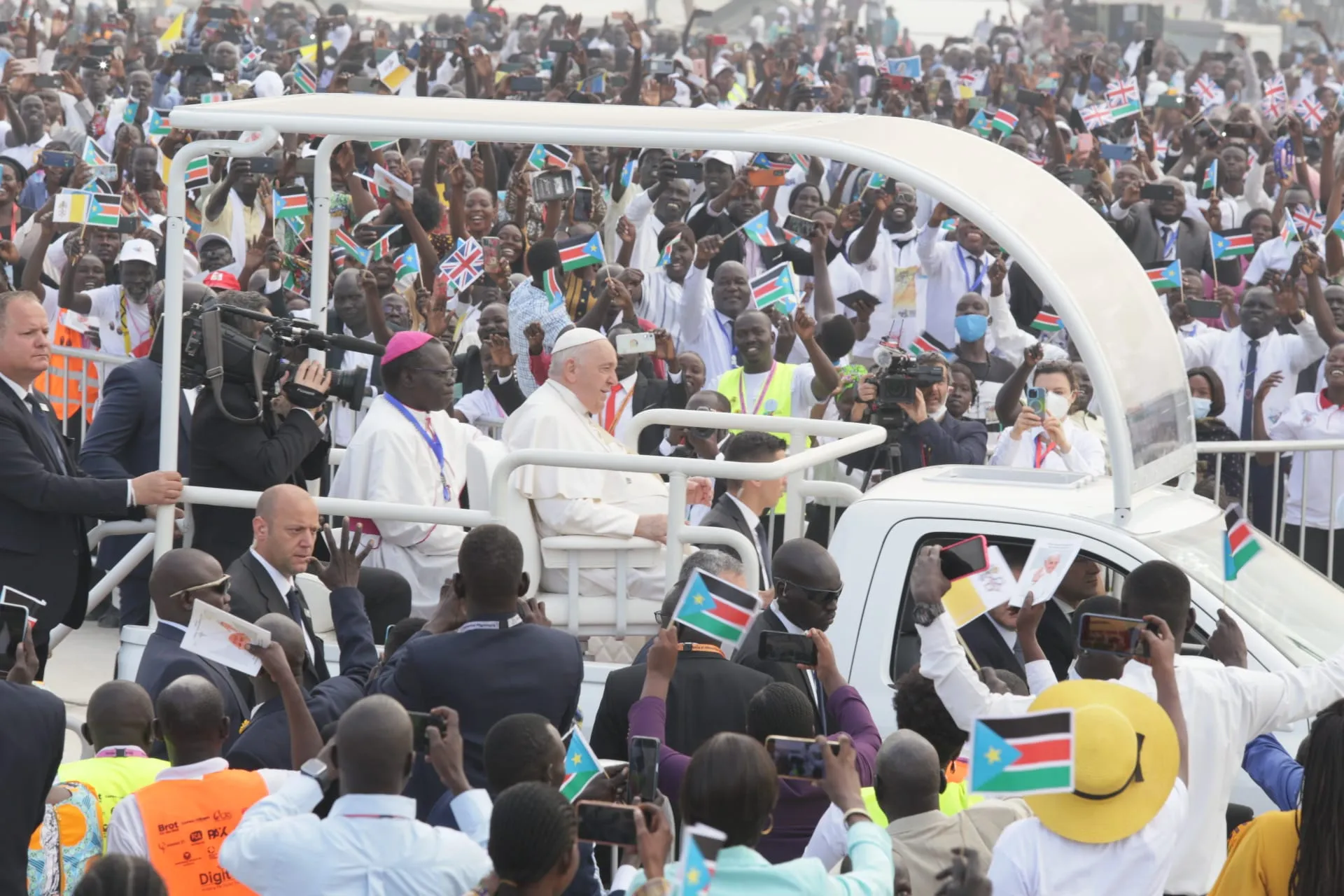 More than 100,000 people attended the papal Mass in Juba, according to local authorities. Elias Turk/EWTN