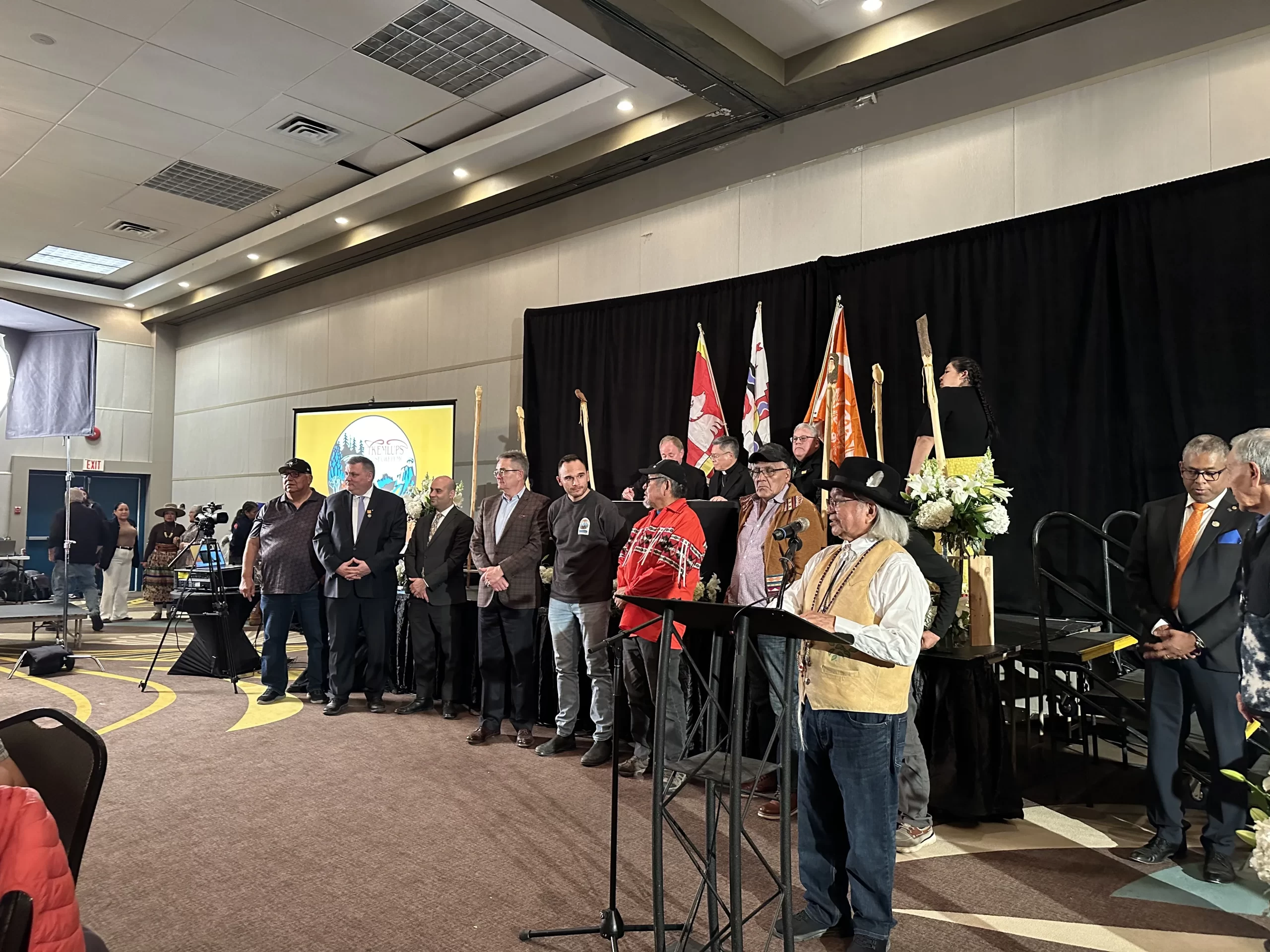 Attendees witness the signing of the Sacred Covenant on Sunday, March 31, 2024. Credit: Archdiocese of Vancouver